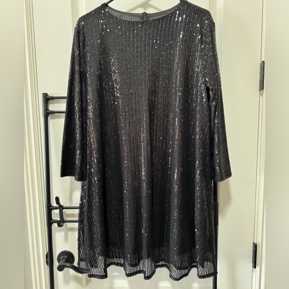 Unbranded Holiday Party Black classy knee length Dress. Size Small pit 20-23